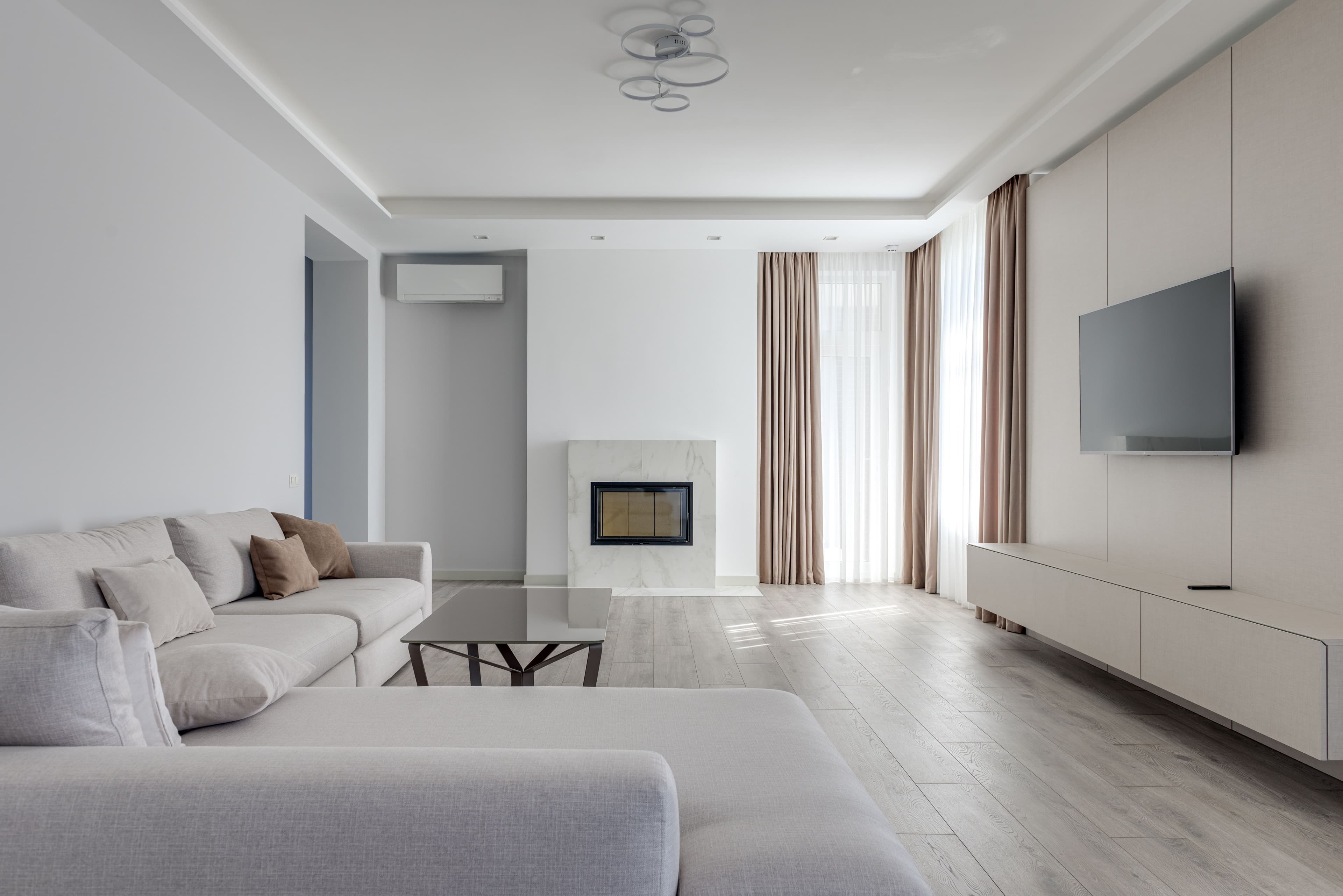 Premium Clean Living Space Background 3
